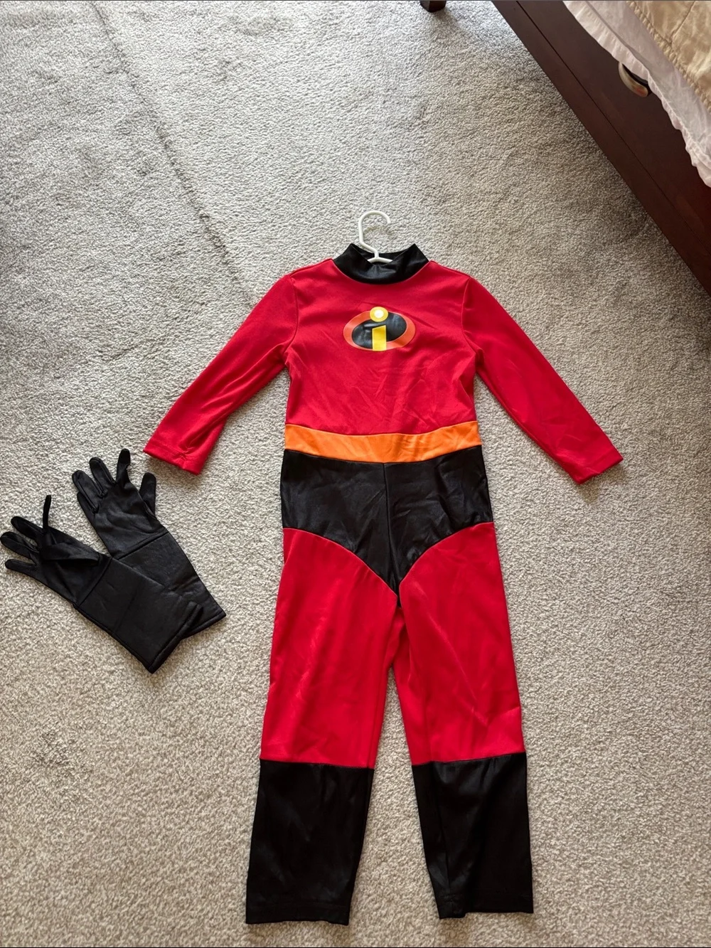 Red and Black Superhero Kids Costume - Incredibles Inspired